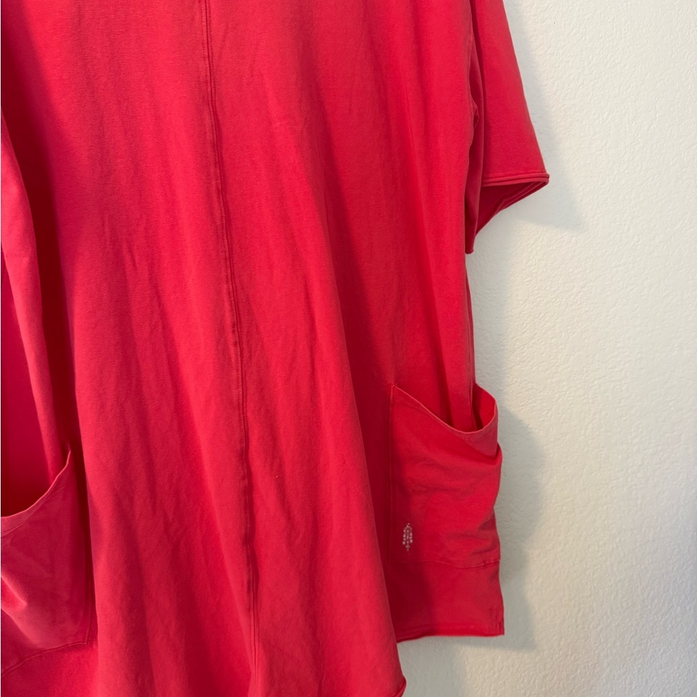 Free People Movement Hot Shot Tee Romper Hot Neon - Picture 6 of 9